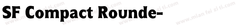 SF Compact Rounde字体转换